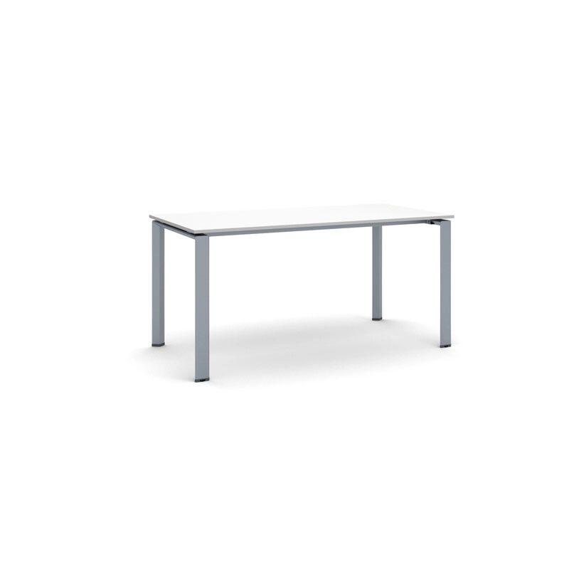 B2B Partner Jednací stůl infinity se šedostříbrnou podnoží 1600 x 800 x 750 mm,