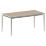 B2B Partner Kancelářský stůl PRIMO ACTION, šedostříbrná podnož, 1600 x 800 mm, buk
