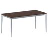 B2B Partner Kancelářský stůl PRIMO ACTION, šedostříbrná podnož, 1600 x 800 mm, ořech