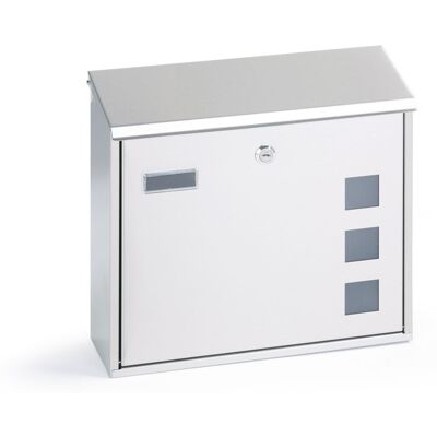 B2B Partner Poštovní schránka na dopisy, 330 x 350 x 110 mm, nerez B2B Partner Poštovní schránka na dopisy, 330 x 350 x 110 mm, nerez