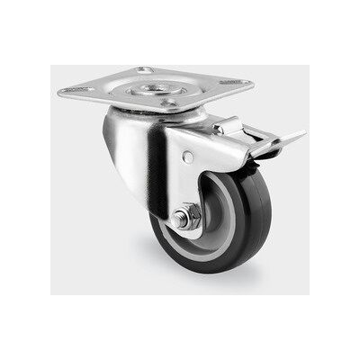 Přístrojové kolečko TENTE, otočné s brzdou, 50 mm, PUR běhoun Přístrojové kolečko TENTE, otočné s brzdou, 50 mm, PUR běhoun