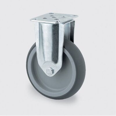 TENTE 125 mm šedé kolečko - kolečko na kolečko TENTE 125 mm šedé kolečko - kolečko na kolečko