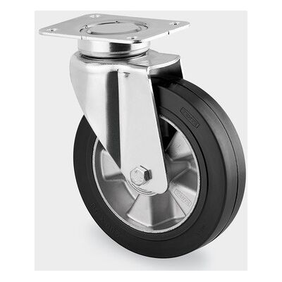 Transportní kolo TENTE s gumovým běhounem otočné 200 mm Transportní kolo TENTE s gumovým běhounem otočné 200 mm