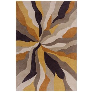 Flair Rugs koberce Kusový koberec Zest Infinite Splinter Ochre - 80x150 cm