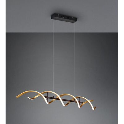 Zlaté stropní svítidlo Sequence od Trio Lighting - Dimmable LED - 5600lm Zlaté stropní svítidlo Sequence od Trio Lighting - Dimmable LED - 5600lm
