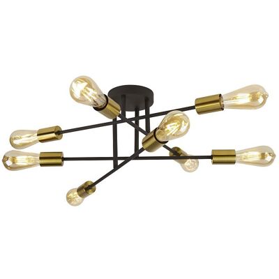 Searchlight 8048-8BK Armstrong stropní svítidlo E27 8 x 10W Searchlight 8048-8BK Armstrong stropní svítidlo E27 8 x 10W