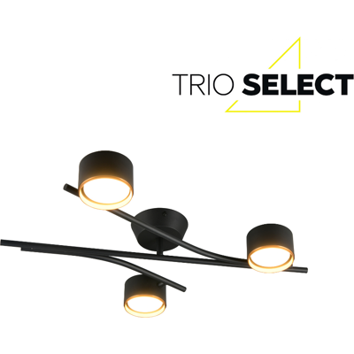 Stropní svítidlo 3x GX53 černé, zlaté TRIO SELECT CODA 669000380 Stropní svítidlo 3x GX53 černé, zlaté TRIO SELECT CODA 669000380