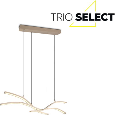 LED závěsné svítidlo 5350lm 2700-6500K béžové s dálkovým ovladačem a motorem TRIO SELECT SPIDER 332810343 LED závěsné svítidlo 5350lm 2700-6500K béžové s dálkovým ovladačem a motorem TRIO SELECT SPIDER 332810343
