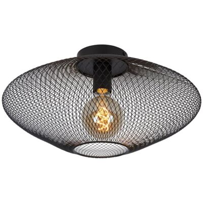 LUCIDE 21123/45/30 MESH Přisazené stropní svítidlo E27 1x40W černá LUCIDE 21123/45/30 MESH Přisazené stropní svítidlo E27 1x40W černá