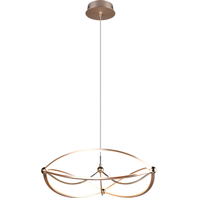 TRIO 321210108 CHARIVARI závěsné svítidlo LED D620mm 42W/5100lm 3000K mosaz, switchdimmer TRIO 321210108 CHARIVARI závěsné svítidlo LED D620mm 42W/5100lm 3000K mosaz, switchdimmer