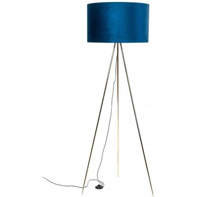ZUMALINE Stojací lampa 1x E27 modrá Zuma Line INGA H06-GD-BL ZUMALINE Stojací lampa 1x E27 modrá Zuma Line INGA H06-GD-BL