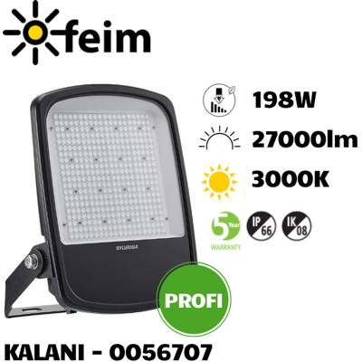 Sylvania 0056707 exteriérový LED reflektor Kalani IP66 2700lm 3000K asymetrická Sylvania 0056707 exteriérový LED reflektor Kalani IP66 2700lm 3000K asymetrická