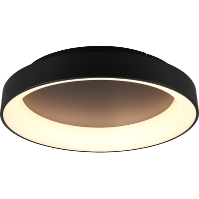 TRIO 671290132 GIRONA stropní svítidlo LED D600mm 48W/5600lm 2700-6000K černá matná, stmívatelné, dálkový ovladač TRIO 671290132 GIRONA stropní svítidlo LED D600mm 48W/5600lm 2700-6000K černá matná, stmívatelné, dálkový ovladač