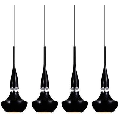 Azzardo Tasos 4 Černá / Chrom Nástěnné svítidlo - Stropní lampu Azzardo Tasos 4 Černá / Chrom Nástěnné svítidlo - Stropní lampu