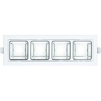 Sylvania Concord 2021689 LED Zapustné, 4 Buňky, 3000K, Hliník - Zapustné LED osvětlení Sylvania Concord 2021689 LED Zapustné, 4 Buňky, 3000K, Hliník - Zapustné LED osvětlení