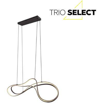 TRIO SELECT 344310132 NALA závěsné svítidlo SMD LED 57W/6800lm 2300+3000+4000K černá matná, switchdimmer TRIO SELECT 344310132 NALA závěsné svítidlo SMD LED 57W/6800lm 2300+3000+4000K černá matná, switchdimmer