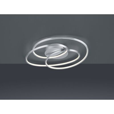 TRIO 673916007 Gale LED stropní svítidlo 38W / 3850lm 3000K matný nikl, switchdimmer TRIO 673916007 Gale LED stropní svítidlo 38W / 3850lm 3000K matný nikl, switchdimmer
