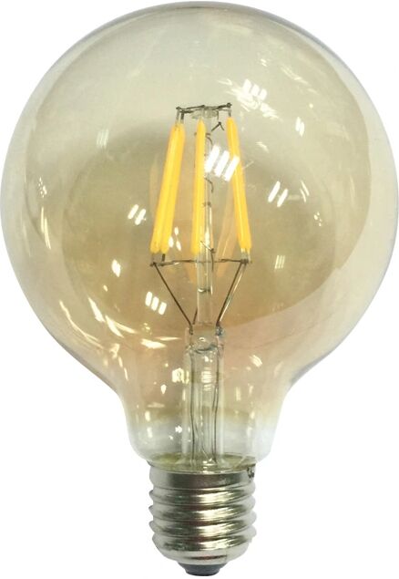 Diolamp Retro LED Globe Filament žárovka Amber G95 6W/230V/E27/2700K/680Lm/360°/DIM