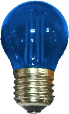 Diolamp LED Decor Filament barevná žárovka P45 4W/230V/E27/Blue/390Lm/360°, modrá