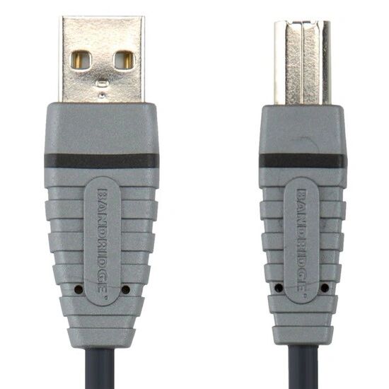 Bandridge USB 2.0 A konektor - B konektor, 2m