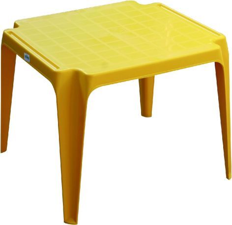 BIBL Brno sro Dětský plastový stolek Susi žlutá