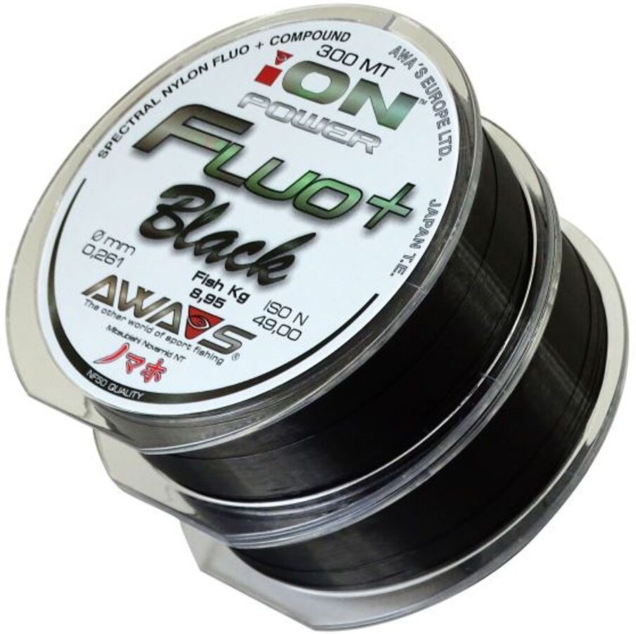 Awa-S Vlasec Ion Power Fluo+ Black 2x300m - 0,261mm