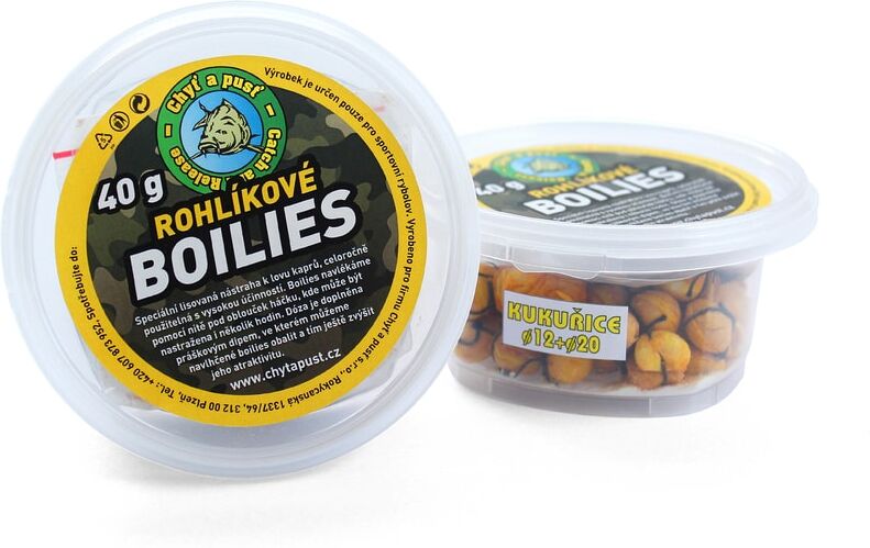 Chyť a pusť Rohlíkové boilies 20mm 150ml - Ananas