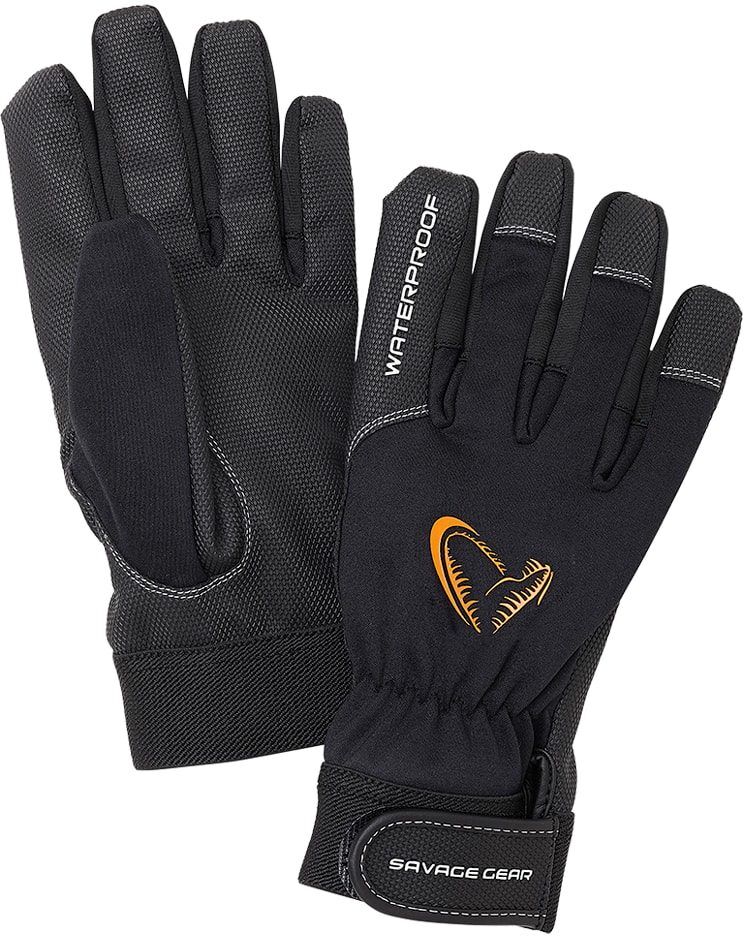 Savage Gear Rukavice All Weather Glove Black - L