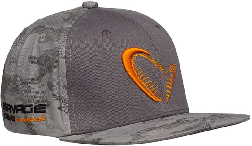 Savage Gear Kšiltovka Flex Fit Camo Cap Camo/Grey