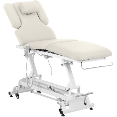 physa Elektrické masážní lehátko - 3 motory - 300 W - 185 x 67 x 62–84 cm - 200 kg - bílé/béžové PHYSA NANTES BEIGE_PH physa Elektrické masážní lehátko - 3 motory - 300 W - 185 x 67 x 62–84 cm - 200 kg - bílé/béžové PHYSA NANTES BEIGE_PH