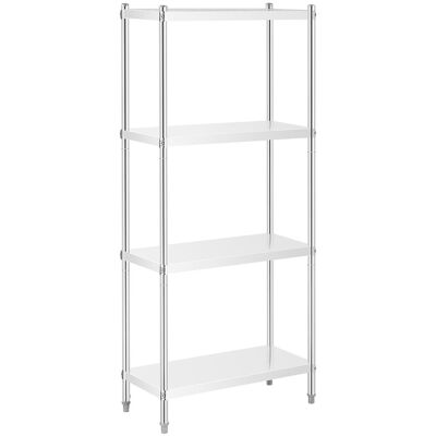 Regál z ušlechtilé oceli - 80 x 40 x 180 cm - Royal Catering - 200 kg RCER-8040 Regál z ušlechtilé oceli - 80 x 40 x 180 cm - Royal Catering - 200 kg RCER-8040