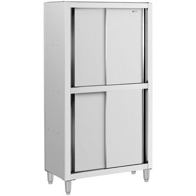 Kuchyňská skříň z ušlechtilé oceli – 1 000 x 500 x 1 800 mm – Royal Catering RCDC-100 Kuchyňská skříň z ušlechtilé oceli – 1 000 x 500 x 1 800 mm – Royal Catering RCDC-100