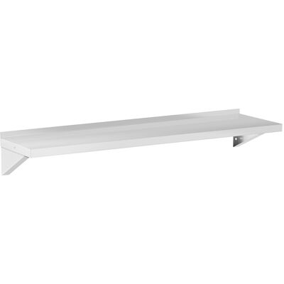 Nástěnná police - ušlechtilá ocel - 150 x 40 cm - až 30 kg - Royal Catering RCWR-150.1 Nástěnná police - ušlechtilá ocel - 150 x 40 cm - až 30 kg - Royal Catering RCWR-150.1
