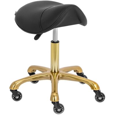 physa Sedlová stolička - 55 - 70 cm - 150 kg - černá/zlatá PHYSA YORK BLACK_GOLD physa Sedlová stolička - 55 - 70 cm - 150 kg - černá/zlatá PHYSA YORK BLACK_GOLD