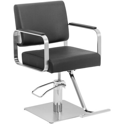 physa Kadeřnické křeslo s podnožkou - 50–66 cm - 200 kg - černá/stříbrná PHYSA OTLEY BLACK_SILVER physa Kadeřnické křeslo s podnožkou - 50–66 cm - 200 kg - černá/stříbrná PHYSA OTLEY BLACK_SILVER