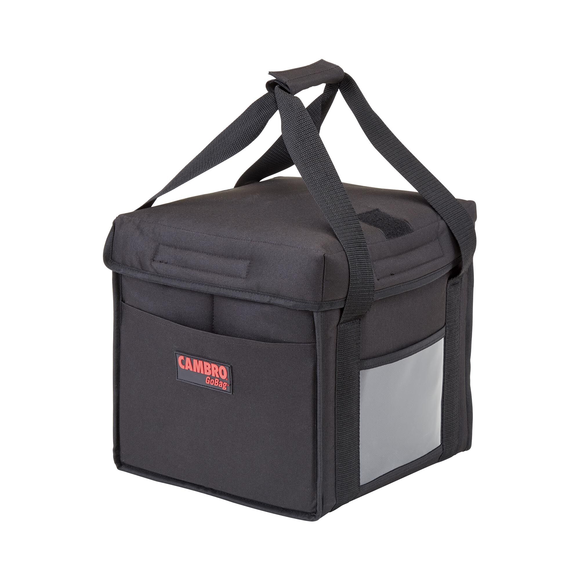 CAMBRO Termotaška na jídlo – 25.5 x 25.5 x 28 cm – Černá – skládací GBD101011110