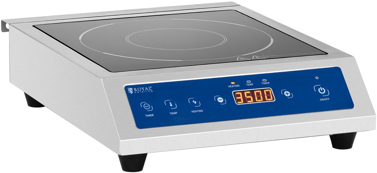 Royal Catering Indukční vařič - 20 cm - 60 až 240 °C - časovač RCIC-3500P1