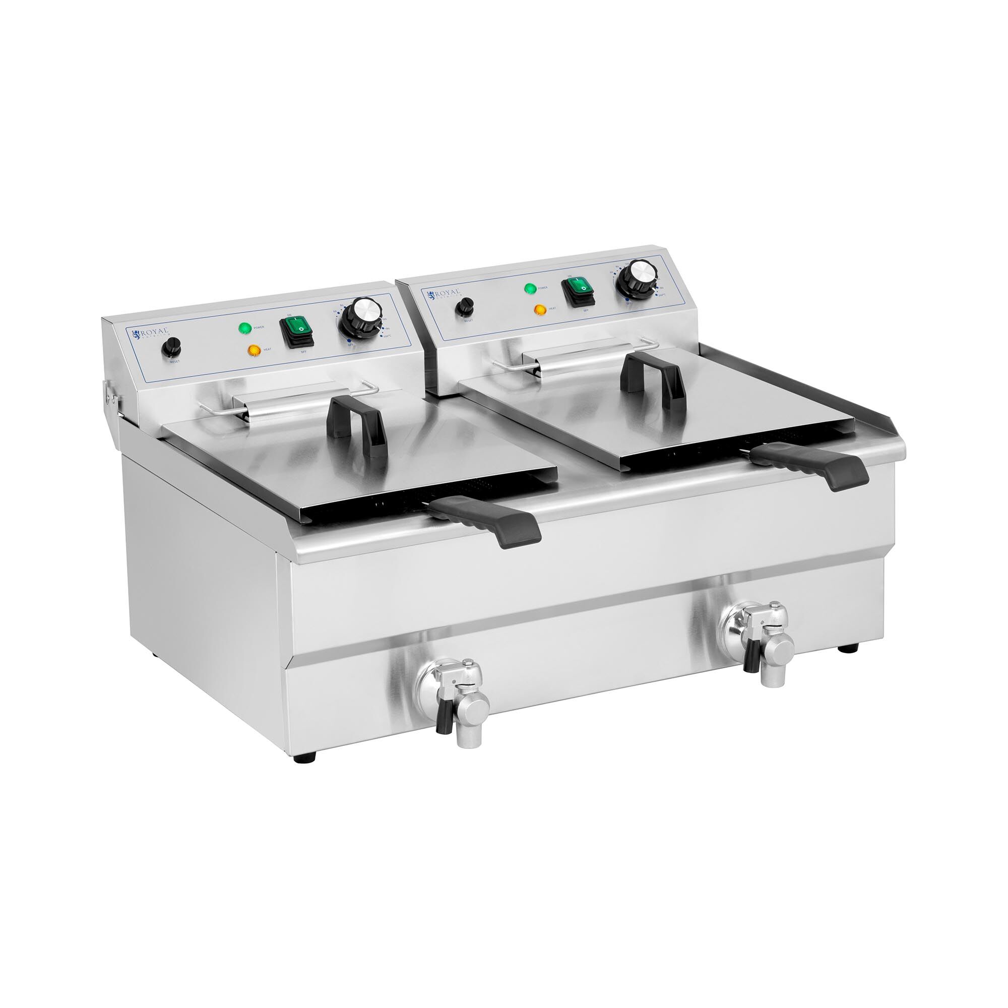 Royal Catering Elektrická fritéza - 2 x 16 l - Royal Catering - 230 V RCPSF 26ETH