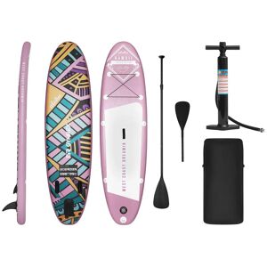 Gymrex Nafukovací stand up paddleboard - 110 kg - růžový GR-SPB300C