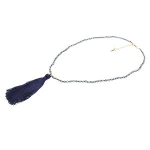 Tatami Woman's Necklace Tb-M5850-2S Navy Blue One size modrá   biela   šedá female