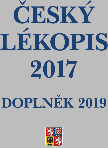 Grada Český lékopis 2017 - Doplněk 2019, Ministerstvo zdravotnictví ČR