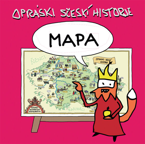 Grada Opráski sčeskí historje - mapa, jaz