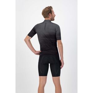 Rogelli glitch pánský cyklistický dres černá a šedá - Velikost: XL