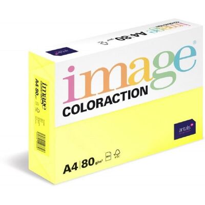 Antalis Barevný papír Florida / citrónově žlutý A4 / 80 g / 500 ks Antalis Barevný papír Florida / citrónově žlutý A4 / 80 g / 500 ks
