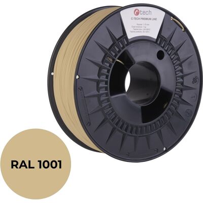 C-TECH filament PREMIUM LINE PETG béžová RAL1001 C-TECH filament PREMIUM LINE PETG béžová RAL1001