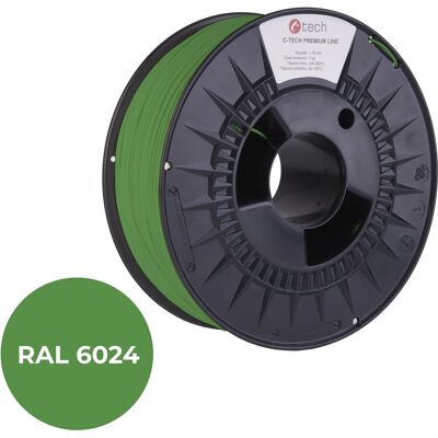 C-TECH filament PREMIUM LINE PETG dopravní zelená RAL6024 C-TECH filament PREMIUM LINE PETG dopravní zelená RAL6024