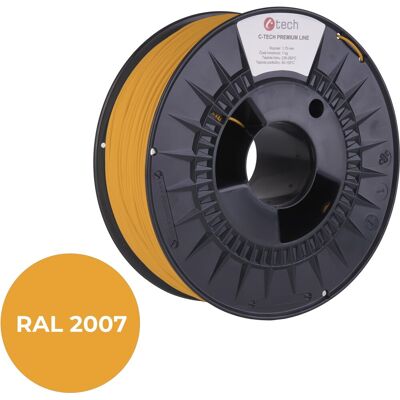 C-TECH filament PREMIUM LINE PETG luminiscenční světlá oranžová RAL2007 C-TECH filament PREMIUM LINE PETG luminiscenční světlá oranžová RAL2007