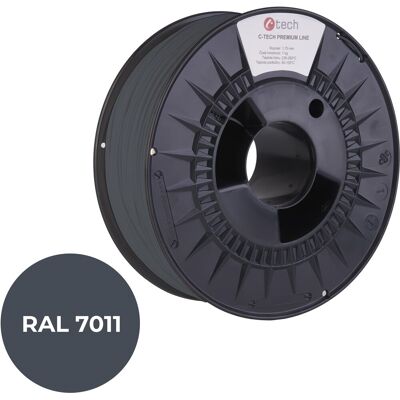 C-TECH filament PREMIUM LINE PLA ocelová šedá RAL7011 C-TECH filament PREMIUM LINE PLA ocelová šedá RAL7011