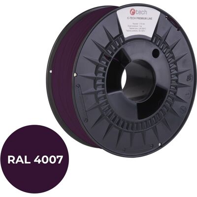 C-TECH filament PREMIUM LINE PLA purpurová fialková RAL4007 C-TECH filament PREMIUM LINE PLA purpurová fialková RAL4007