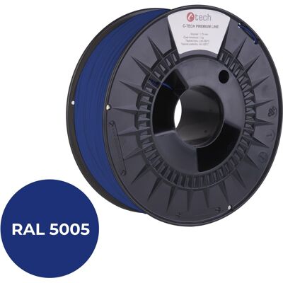 C-TECH filament PREMIUM LINE PLA signální modrá RAL5005 C-TECH filament PREMIUM LINE PLA signální modrá RAL5005